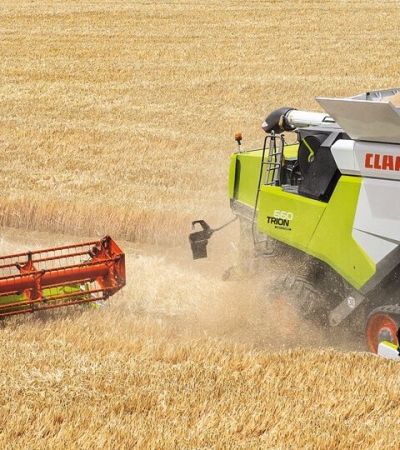 Claas Trion 500-600 Moissonneuses-batteuses - Machines agricoles - Frank Verhoest